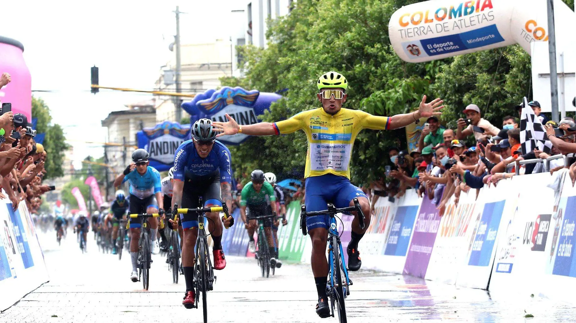 Luis Carlos Chía en la Vuelta Colombia